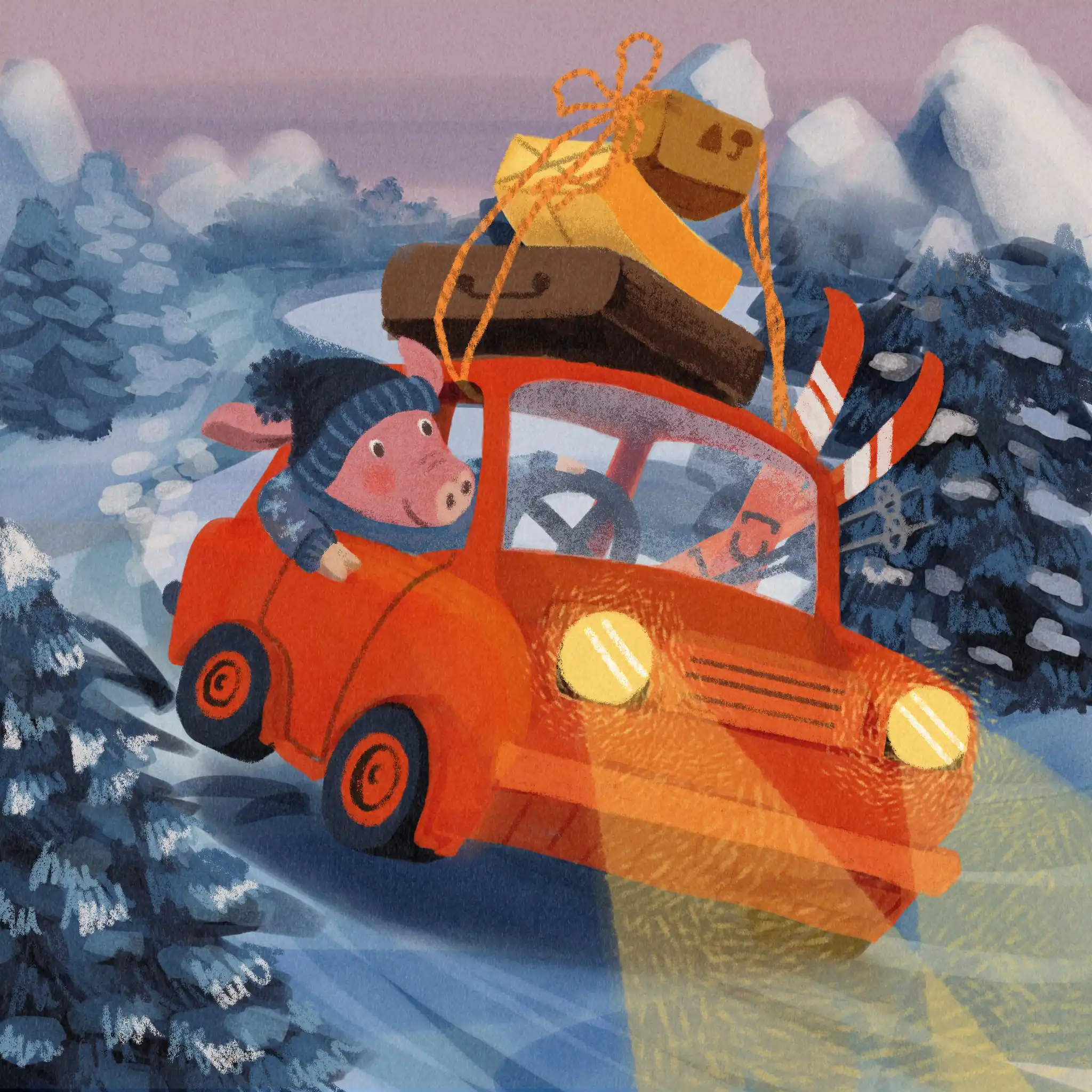 Winter Adventure illustration by Eve